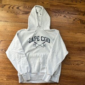 White Cape Cod Hoodie Sz Medium
